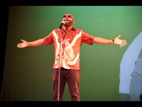
Reggae artiste Richie Stephens performs at the première of the docufilm, ‘Dennis Emmanuel Brown: The Crown Prince of Reggae; the Man and the Music’.
Reggae artiste Richie Stephens performs at the première of the docufilm, ‘Dennis Emmanuel Brown: T