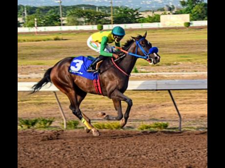 Credit: Anthony Minott BIG JULE, with Omar Walker aboard.