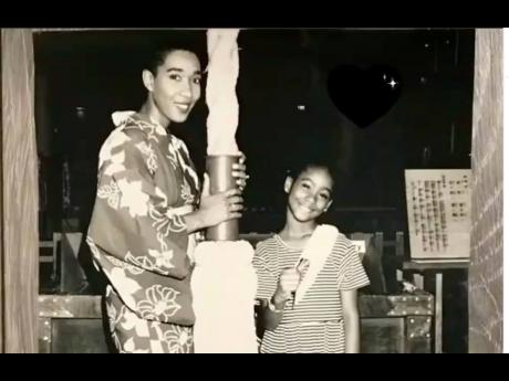 Diana King (left) shared this photograph of herself and daughter, Shalamar Diana Wright, as a child. 