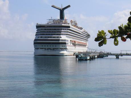 Carnival Sunrise cruise ship arrives at the Ocho Rios Cruise Ship Port first time back in Jamaica on Monday after nearly 17 months due to the COVID-19 pandemic.