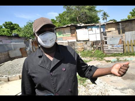 Daniel Barton is happy to be getting a roof over his head.
