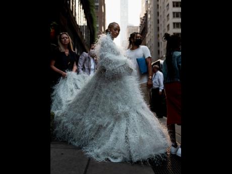 Allyson Felix made a stunning red-carpet début at The Metropolitan Museum of Art’s annual gala. 