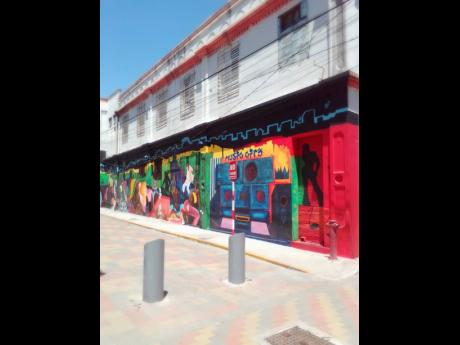 Credit: Paul H Williams A mural in downtown Kingston.