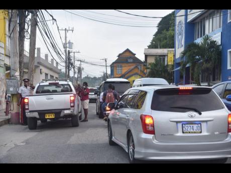 Photos by Mark Titus 
Stakeholders have been calling for a Lucea bypass to ease the Hanover capital’s long-standing traffic congestion, a major headache in the seaport town.