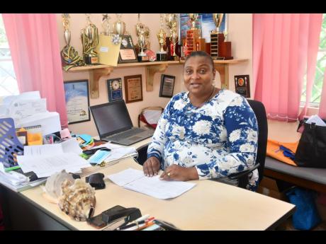 Acting Principal of Corinaldi Avenue Primary School in St James, Deon Stern-Anglin.