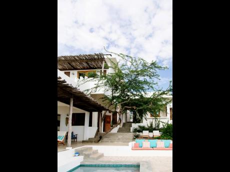 The outdoor space of Steppa, a villa under the Kotch collection umbrella, has a variety of options for entertainment and relaxation. 