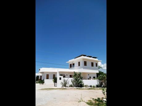 The exterior of the Peeniwalli villa in Treasure Beach.