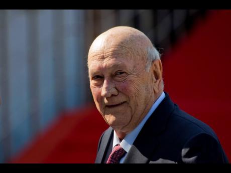 Former South African President F.W. de Klerk.