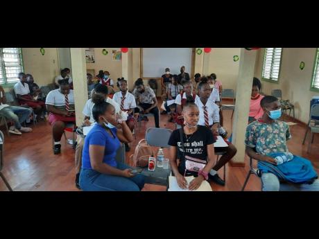 Denham Town High School Students at Importance of Mathematics for Life workshop