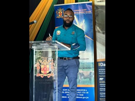 Jamaica Dairy Development Board project coordinator Devon Sayers.
