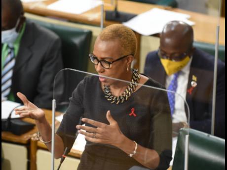 Education Minister Fayval Williams.