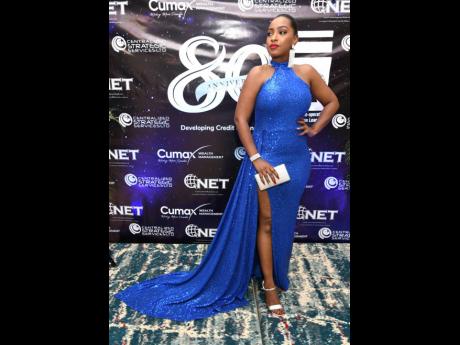 The glamorous Katrina Grant-D’Aguilar rocked this thigh-high split with ease.