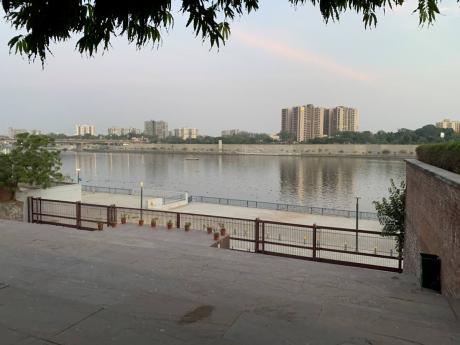 Credit: Judana Murphy View of the Sabarmati River from the Ashram.