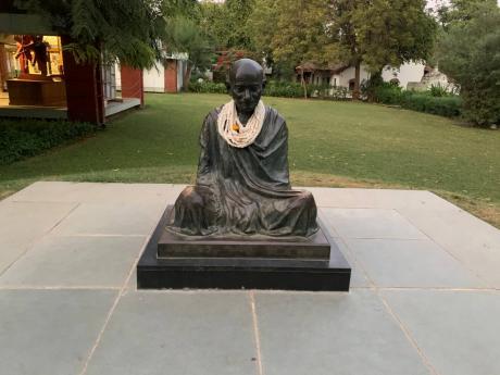 Credit: Judana Murphy Sculpture of Mahatma Gandhi.