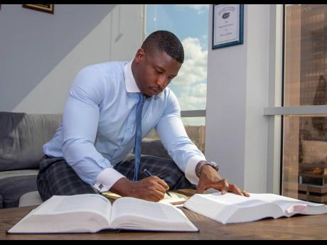 Sekou Clarke went from running track to running his own law firm. 