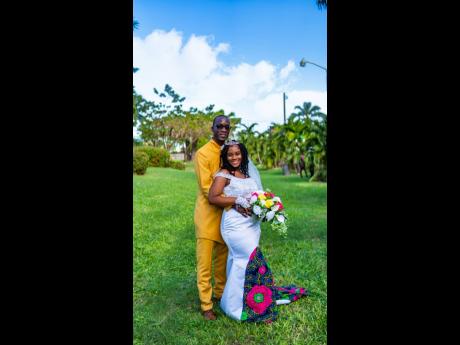 Love birds Shenae Parker–Phillips and Damaine Phillips.