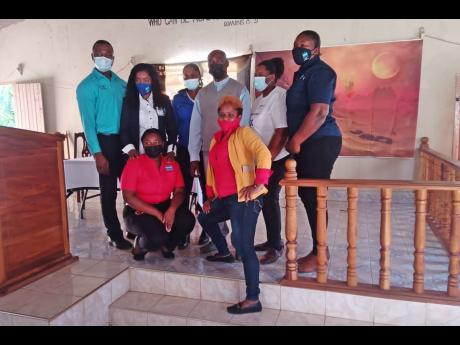 Credit: Contributed Rose-Ann Virgo (second left) and the team that held the parenting forum.