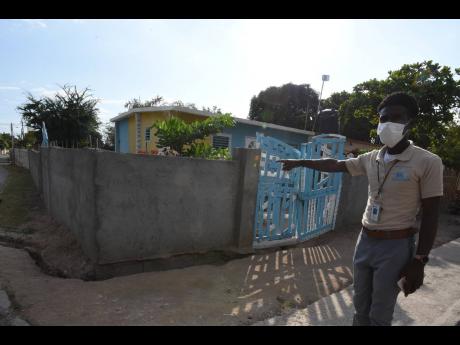 Damion Burke, community liaison officer, says the zone of special operations has had a positive impact on Denham Town. Concrete walls have replaced zinc fences as part of the social intervention component.