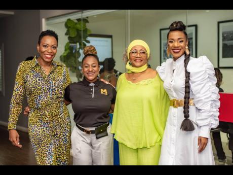 From left : Rochelle Cameron, Nikeisha Boothe, Macia Griffiths and Terri-Karelle Reid at Mpowered.