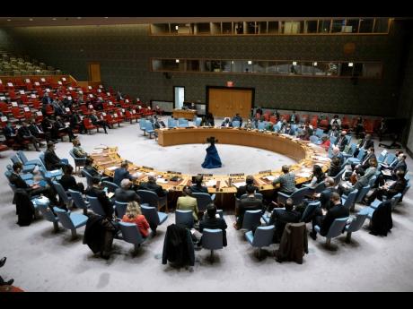 Credit: AP The United Nations Security Council met for an emergency session on Ukraine on Monday at the U.N. headquarters.