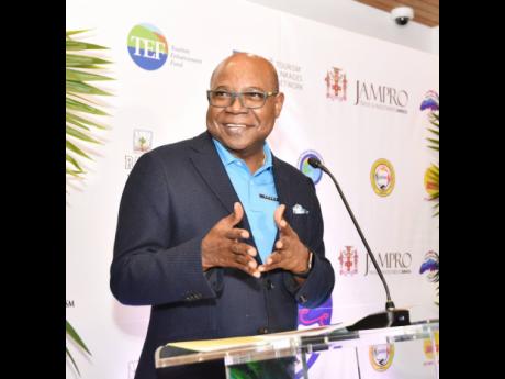 Minister of Tourism Edmund Bartlett shared his ideas for the future of the Jamaica Blue Mountain Coffee Festival, much to the audience’s delight.