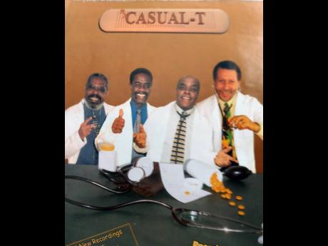 The members of Casual-T from left Drs Leonard Miller, Charles Roberts, Audley Betton and Richard Kirkwood.