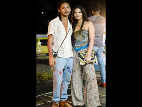 Recording artiste Tessellated (left), and Mina Robertson, designer of Haveli, both wore and represented the ‘easy elegance’ of the artisanal clothing brand. 