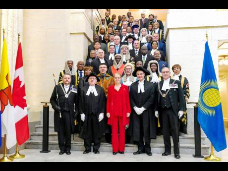 Delegates of the 25th Conference of Speakers and Presiding Officers of Commonwealth, in January 2020 held in Ottawa, Canada.
