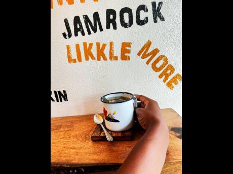 Lemongrass tea is a staple on the Waah Gwaan Cafe menu. And tea lovers have a host of options to choose from. 