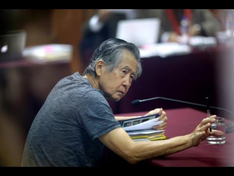 Jailed former Peruvian President Alberto Fujimori.