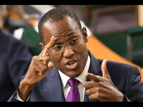 Dr Nigel Clarke, minister of finance and the public service