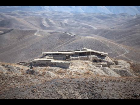 An aerial  view of Mes Aynak valley is seen some 40 kilometres (25 miles) southwest of Kabul, Afghanistan. 