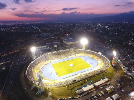 File
Aerial view of the National Stadium in Kingston.