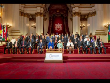Credit: Commonwealth Secretariat
Heads of Government of Commonwealth member states pose for a photograph at Commonwealth Heads of Government Meeting in London, 2018.