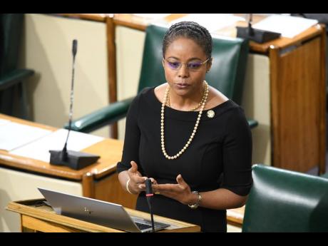 Marlene Malahoo Forte, minister of legal and constitutional affairs.