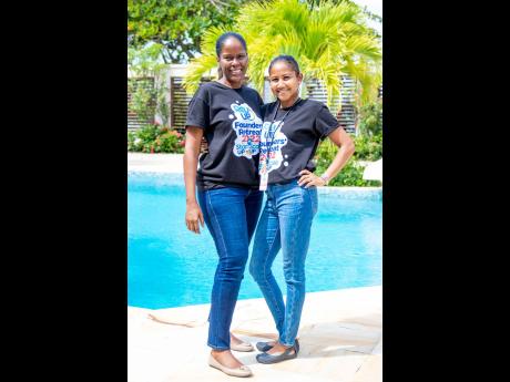 Girl bosses, Shelly-Ann Dunkley, CEO of Live Simple(left) and Trudy-Ann Fung of Electroville were all smiles.