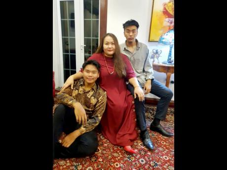 
Celebrating the joys of motherhood – Zingcharwon Rungsung with her sons Shaan Rungsung (left), and Sochan Rungsung.