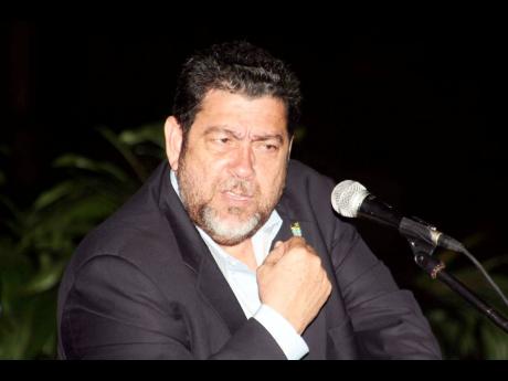 Gonsalves, peeved at Biden’s decision to exclude Cuba, Nicaragua and Venezuela from Summit of the Americas.