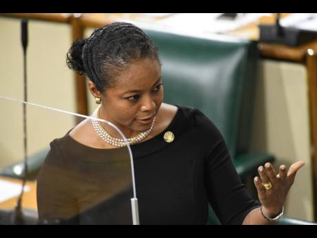 Marlene Malahoo Forte, minister of legal and constitutional affairs.