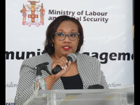 Credit: Ashley Anguin Audrey Deer-Williams, chief technical director with responsibility for the Social Security Division of the Ministry of Labour and Social Security