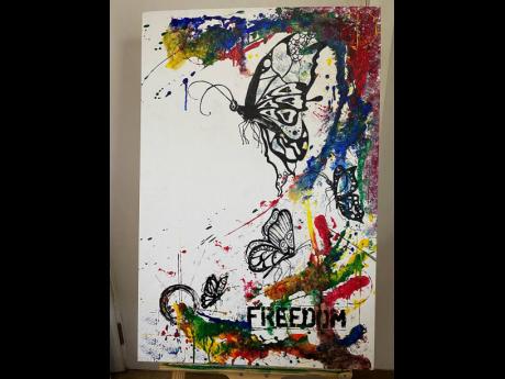 Intuitive Freedom – Allowing his creative juices and intuitiveness to flow are part of CoryKevaun’s artistic process.