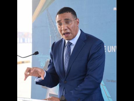 Credit: File Prime Minister Andrew Holness.