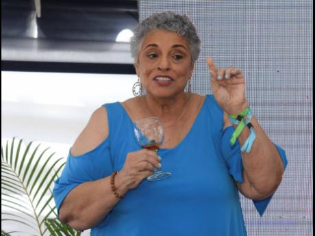 Credit: Dr Joy Spence, master blender at Appleton Estate, during her masterclass at the Jamaica Rum Festival, held at Aqueduct in Rosehall in Montego Bay, St James, on Saturday, June 25.