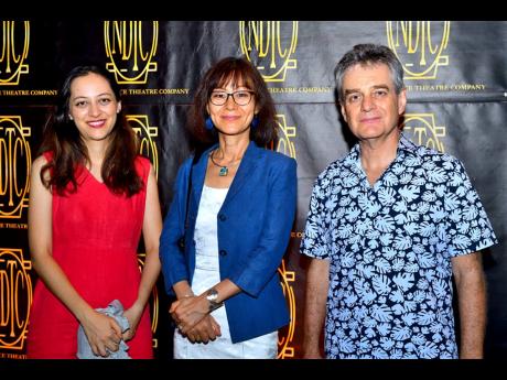 From right: Olivier Guyonvarch, French ambassador to Jamaica, with wife Boulie Jeong and their daughter, Ophélie.