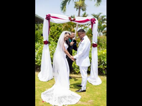 Hand in hand, heart to heart, Princess and Michael went from Facebook friends to newlyweds. 