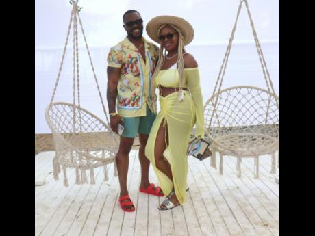 The good-looking twosome Theo Gordon (left) and Starr Martin graced our lens.