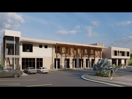 Graphic design of a mixed-use complex in St Catherine under development by Sagicor Life Jamaica Limited and subsidiary Bailey Williams Limited.