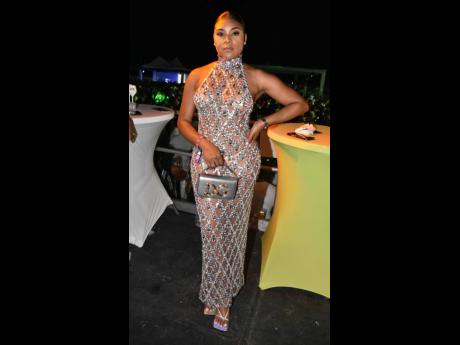 Credit: Kenyon Hemans Chenell ‘Pretty Shen’ Crooks was dripping in gems from neck to toe.