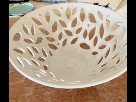 Credit: Contributed A decorative and functional leaf bowl.