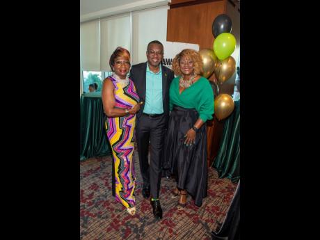 Credit: Contributed From left: Mary Bishop, philanthropist; Lincoln G. Downer, Jamaica’s Consul-General; and Angella Bennett, regional director, Jamaica Tourist Board Canada celebrate Jamaica’s 60th anniversary of Independence at a special reception in Niagara Falls.